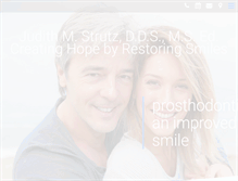 Tablet Screenshot of drjudystrutz.com